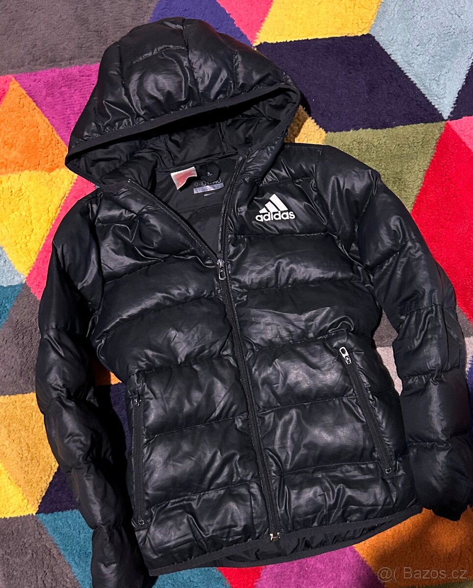 ADIDAS DĚTSKÁ STYLOVÁ ZIMNÍ STYLOVÁ BUNDA VEL 140_146 - 4