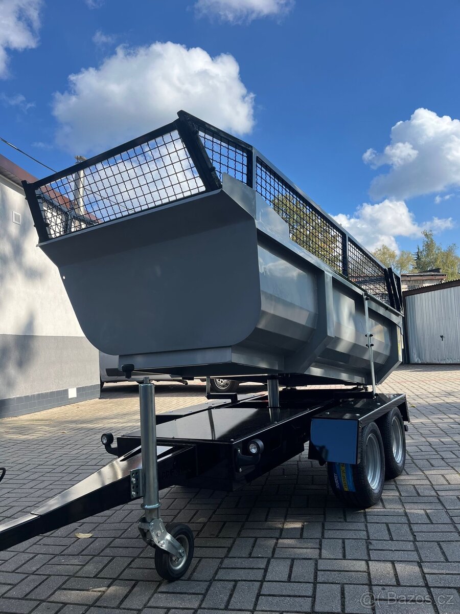 Sklápěcí přívěsný vozík do 750 kg – za auto i čtyřkolku - 4