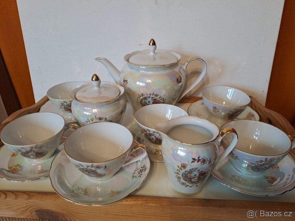 Porcelánová souprava KAHLA, 15dílná, bez vad, značená - 4