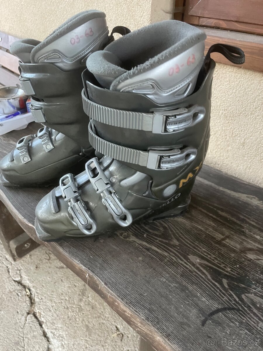 Lyžařské boty dámské, lyžáky vel. 40 - 4