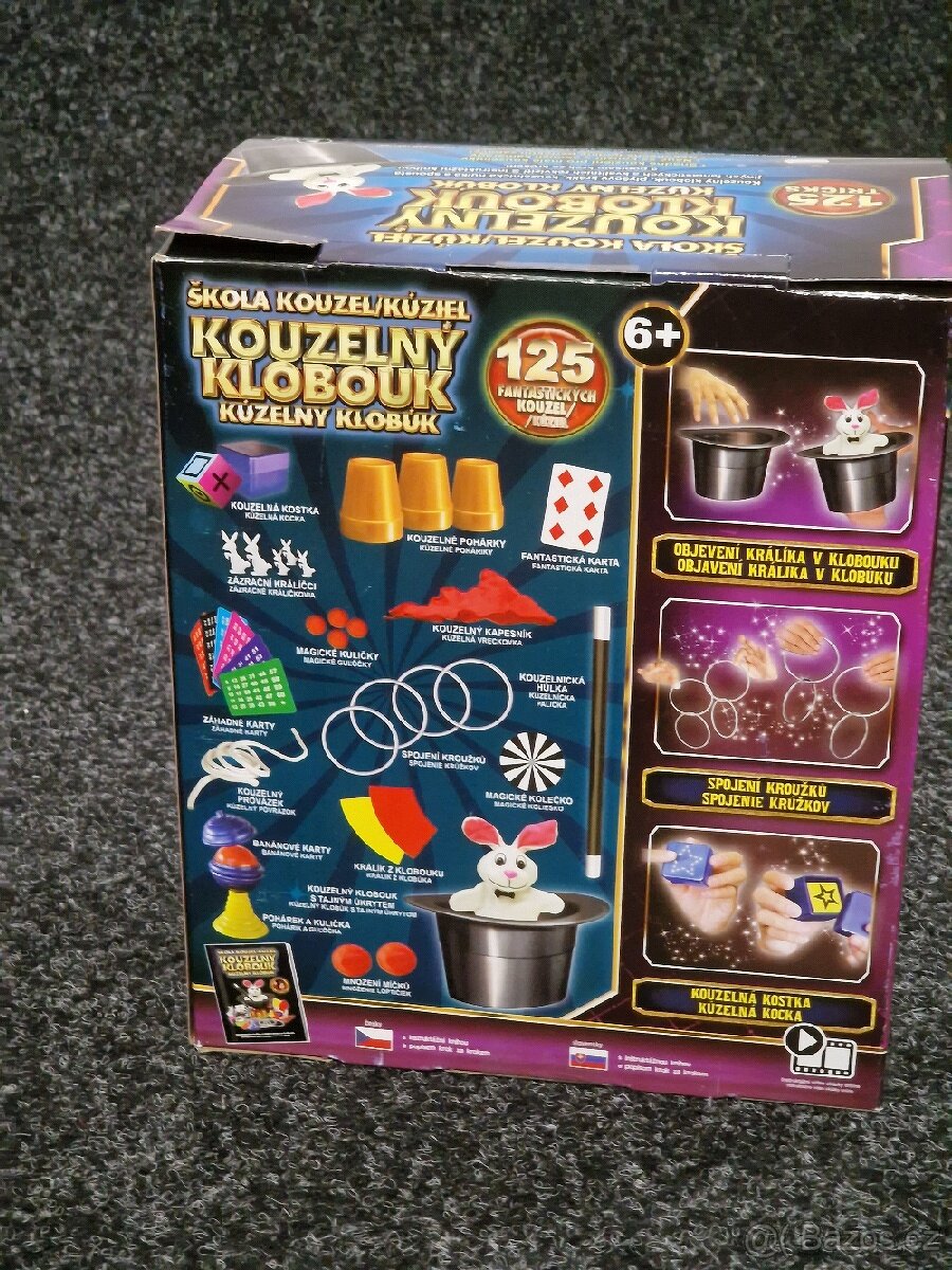 Prodám hru Kouzelný klobouk - nový, chybí kroužky - 4