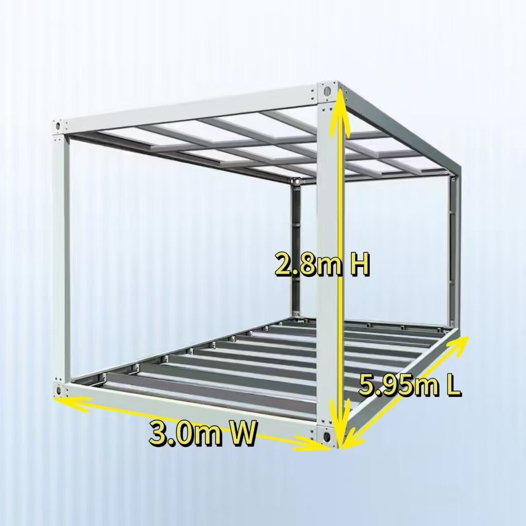 Rozebíratelný kontejnerový rám GENG 6m x 3m - 4