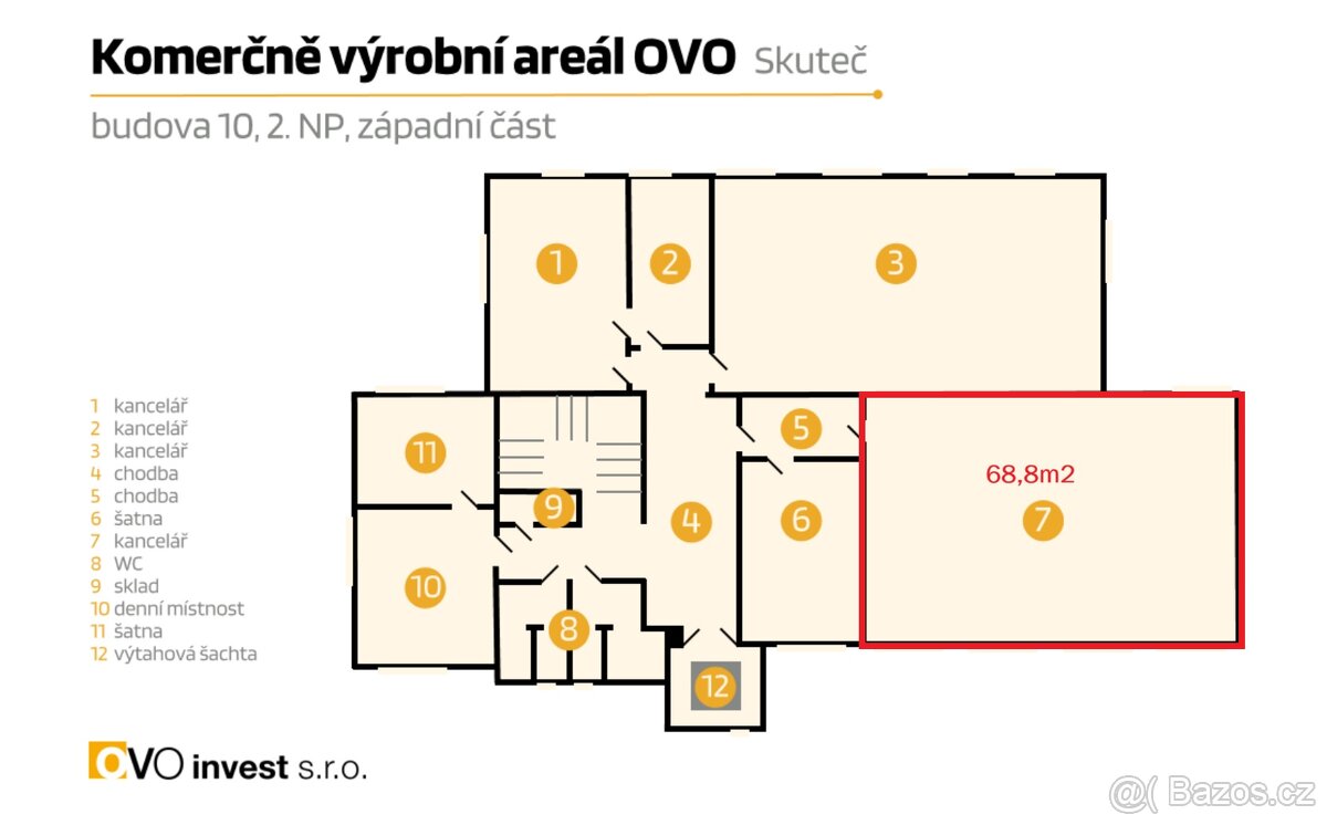 Pronájem, Kanceláře, 68,8m² - Skuteč - Husova ul. - 4