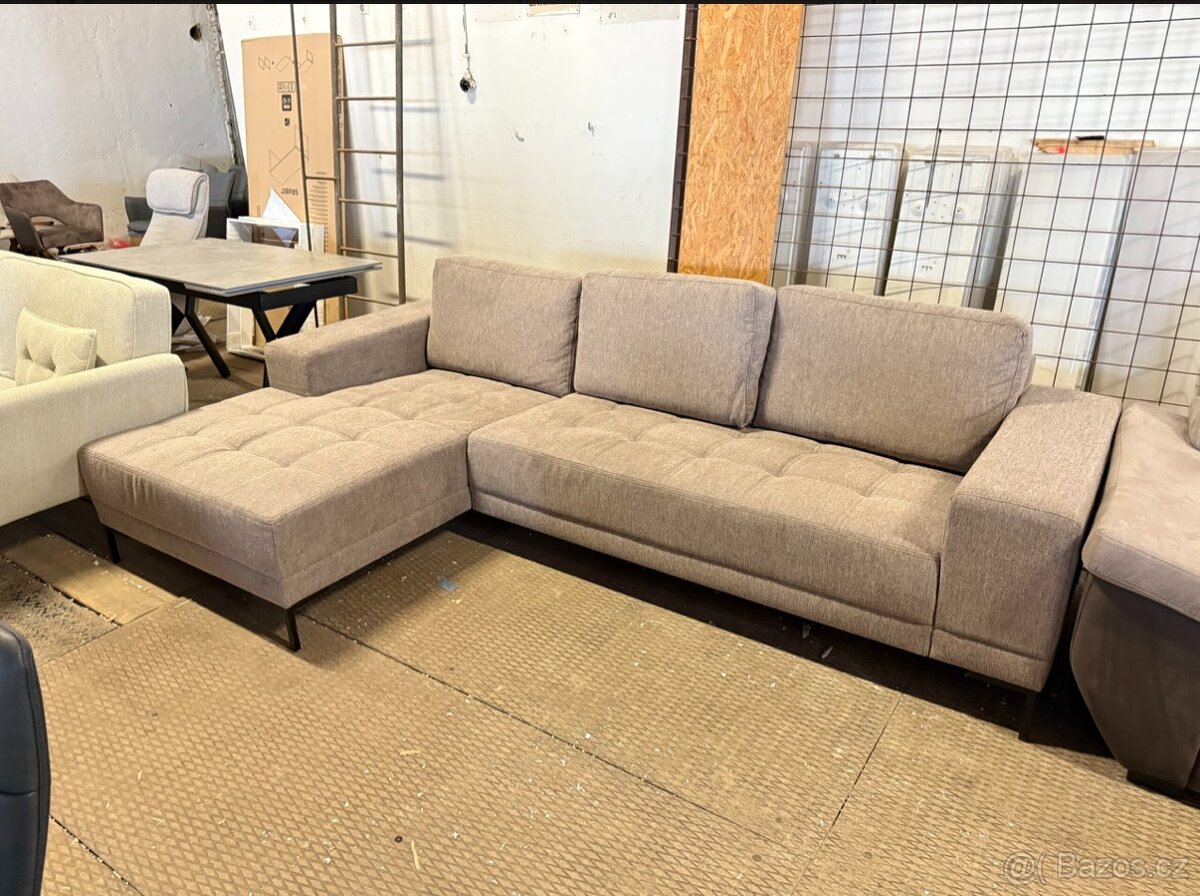 Rohová sedačka levá NOVÁ 2. jakost - 4