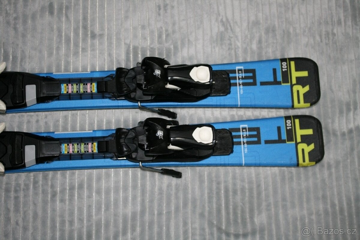 lyže Stockli RT 100 cm , lyžaky salomon - 4