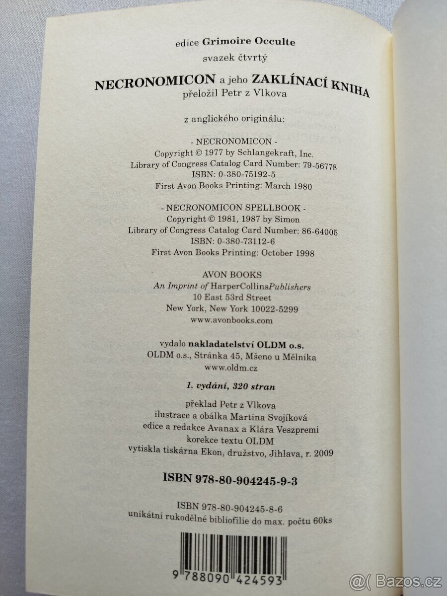 Prodám knihu Necronomicon - 4