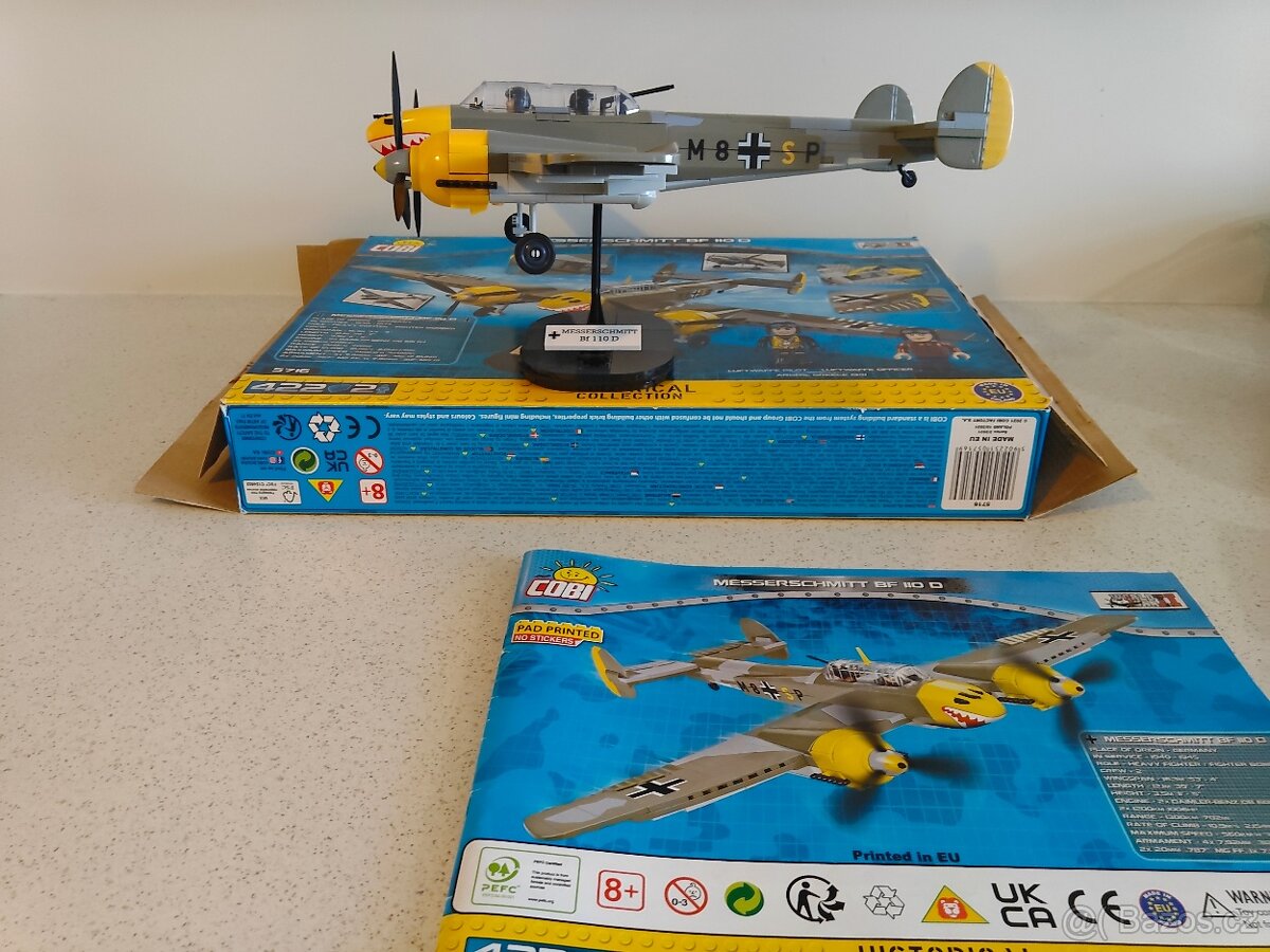 Stavebnice letadlo Combi Messerchmit BF 110 D - 4