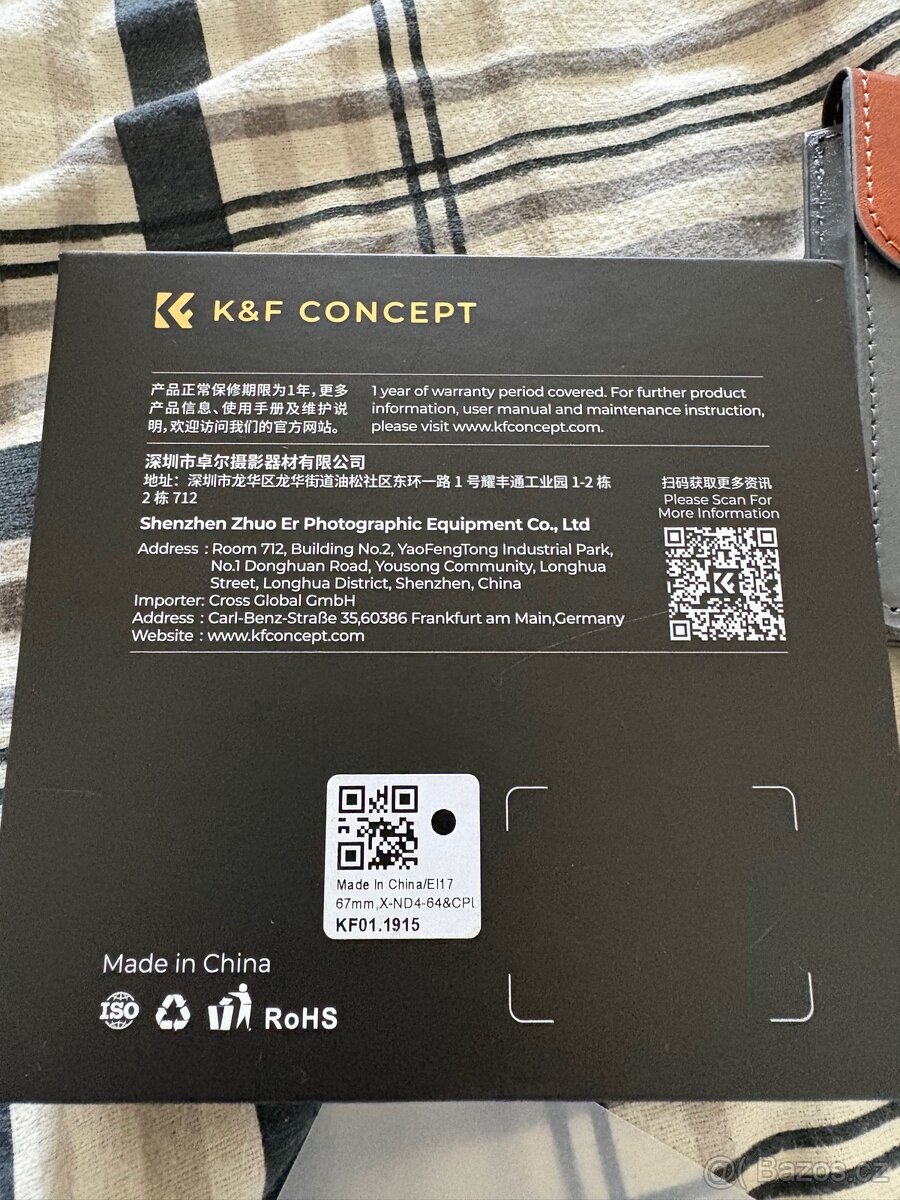 K&F Concept ND4-64 + CPL 2v1 filtr (67mm) - 4