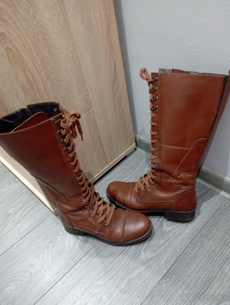 Prodám dámské kozene kozacky - 4