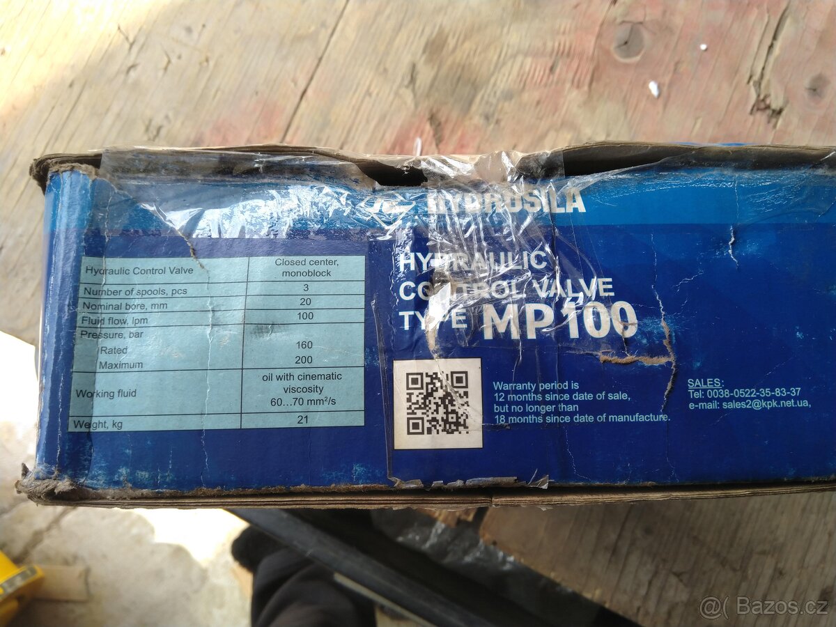 hydraulický rozvádzač R-100 - - 4