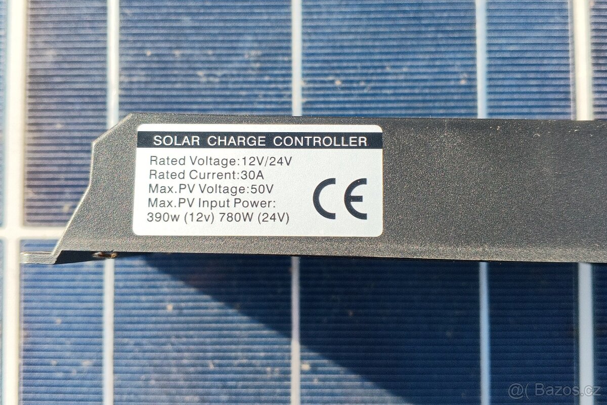 Solární nabíječka 240Wp, 12V, 24V, 20A... - 4