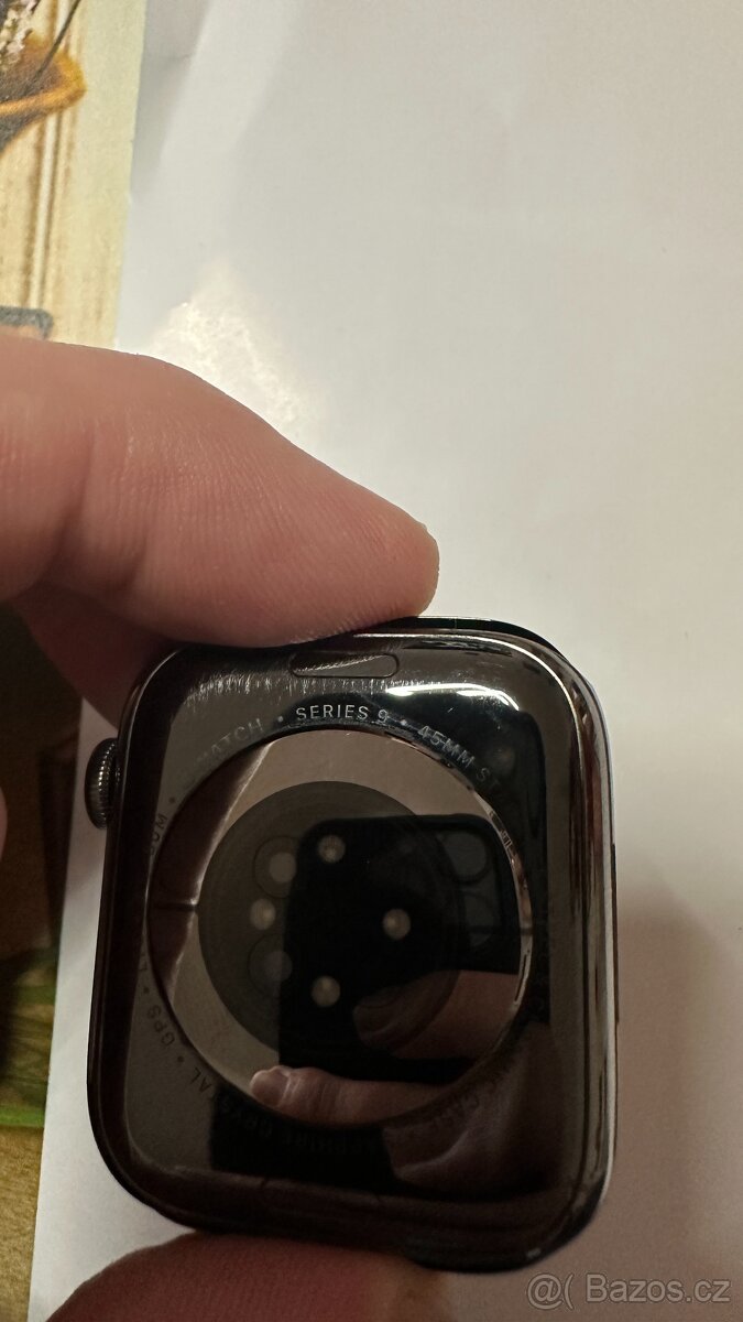 Apple watch 9 45mm grafite ocelové se safírovým sklíčkem - 4