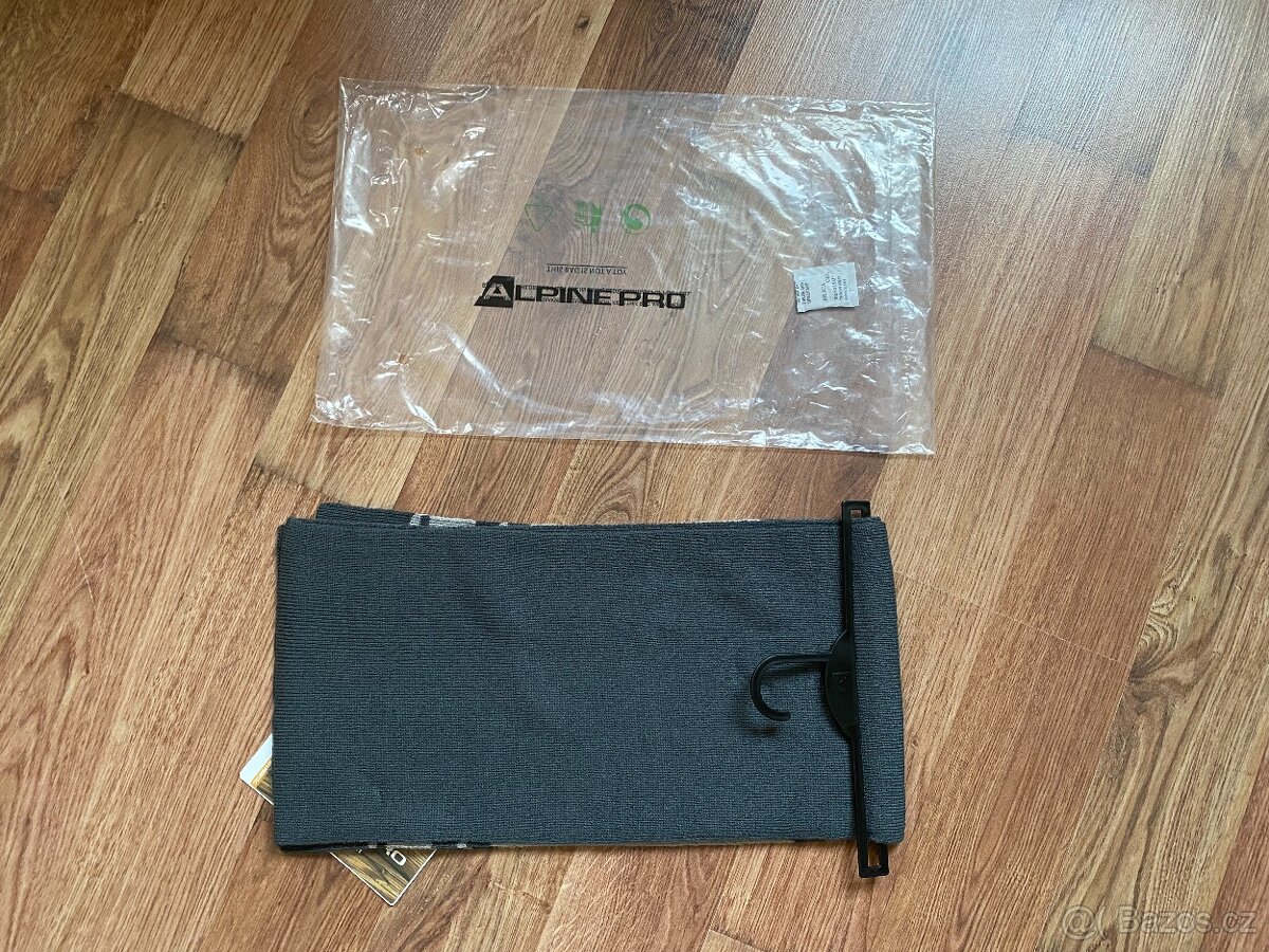 Nová unisex tenčí šála ALPINE PRO - šedá, 160 cm - 4