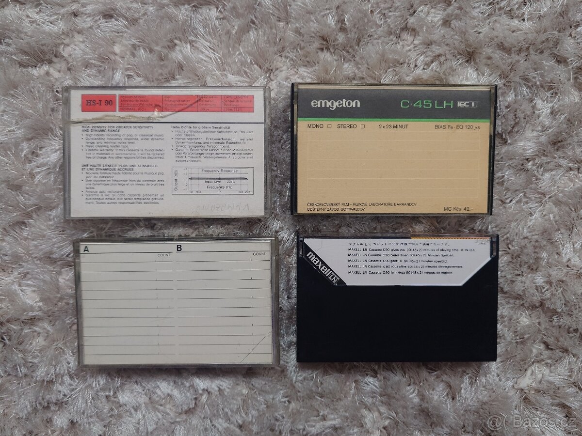 Audio kazety -Fiji, Maxell, Audioatar, Emgeton - 4