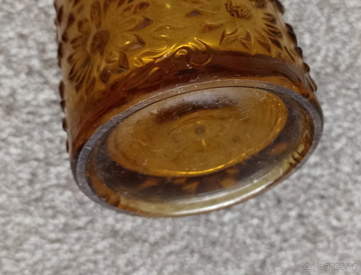 Váza "kopretiny", Rudolf Jurnikl, sklárna Rosice - 4