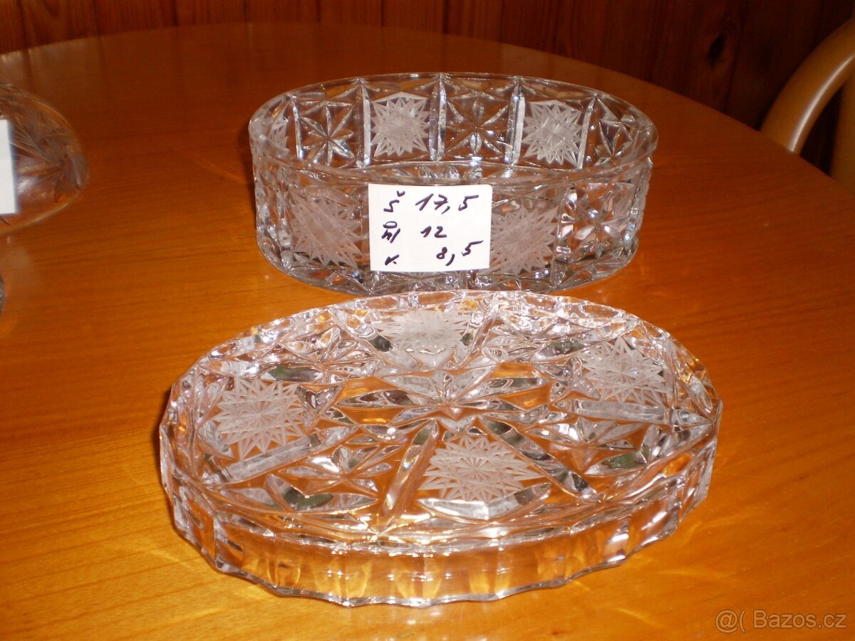 sklo - broušené - více kusů - dědictví ++nové++ - 4