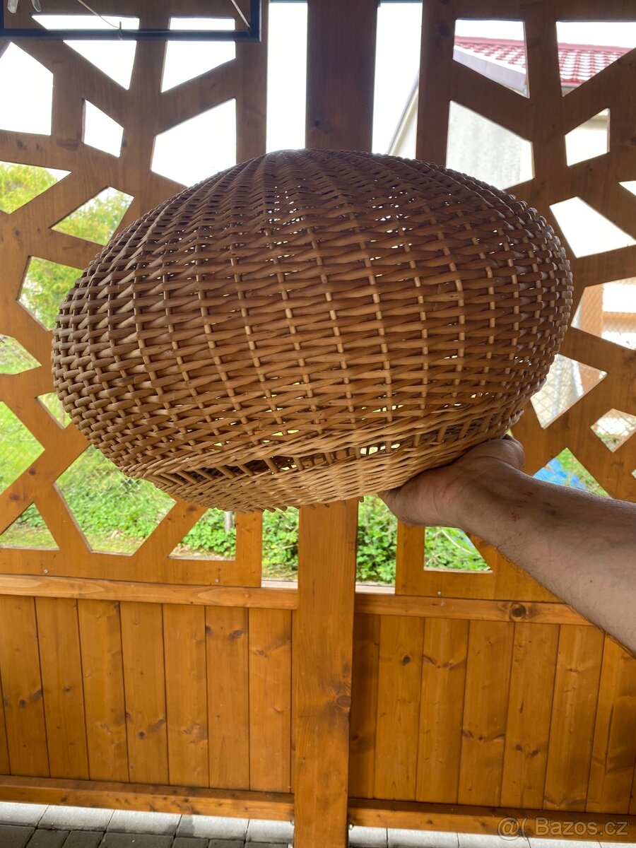 Proutěné stínidlo na stropní světlo - 4