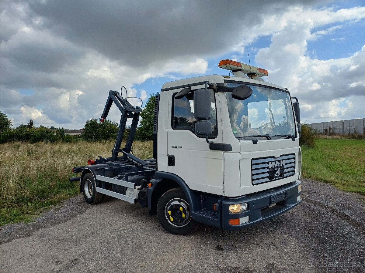 MAN TGL 8.180 NOVÝ HÁKOVÝ NOSIČ KONTEJNERŮ - 4