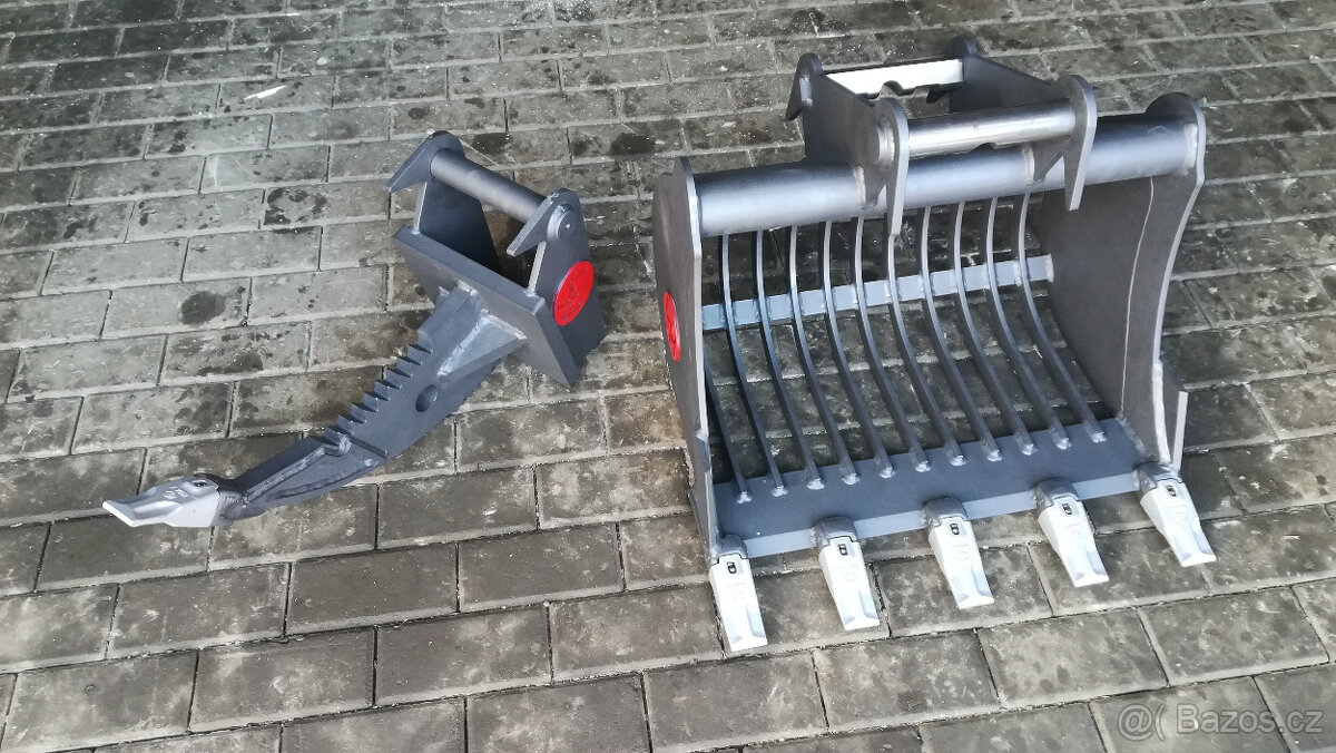 Roštová lžíce na bagr - 4