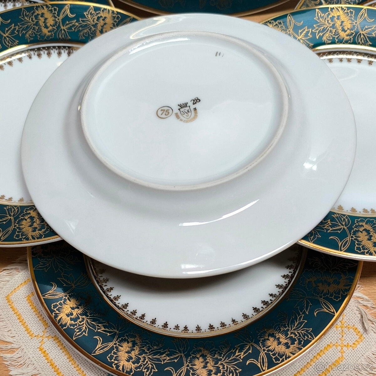 PORCELÁNOVÁ DEZERTNÍ SOUPRAVA JSK - 4