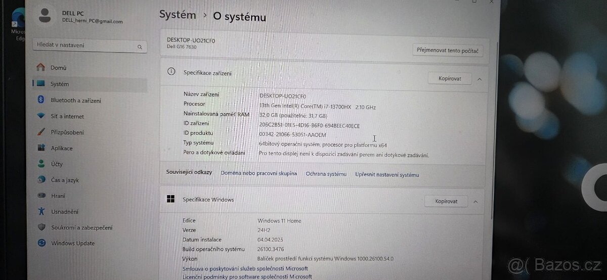 Herní notebook Dell Gaming G16 7630 - 4