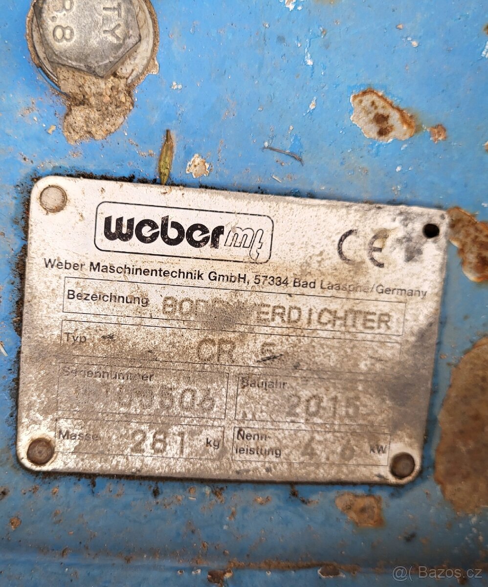 Vibrační deska Weber CR5 Hatz - 4