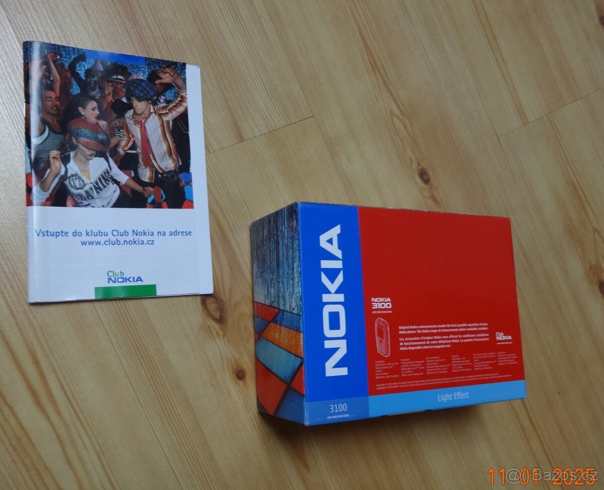 Uživatelská příručka k Nokia 3100 česky a krabice - 4