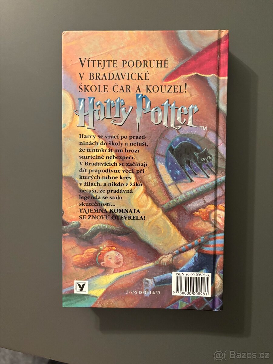 Harry Potter a Tajemná Komnata 1. vydání TOP STAV - 4