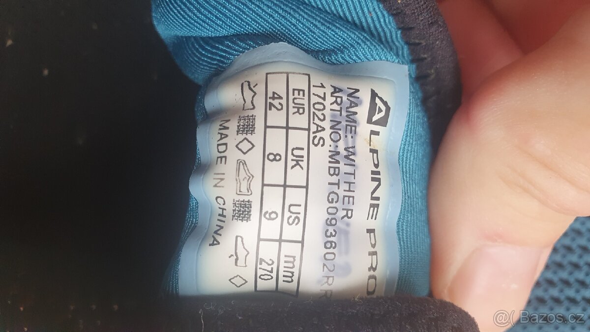 pánská letní obuv ALPINE PRO WITHER, EU 42 - 4