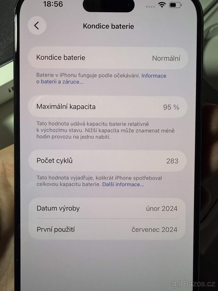 Apple Iphone 15 Pro Max 256GB - černý titán - 4