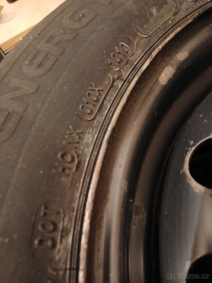 Kia Ceed 4x plechové disky + poklice, pneu letní - 4