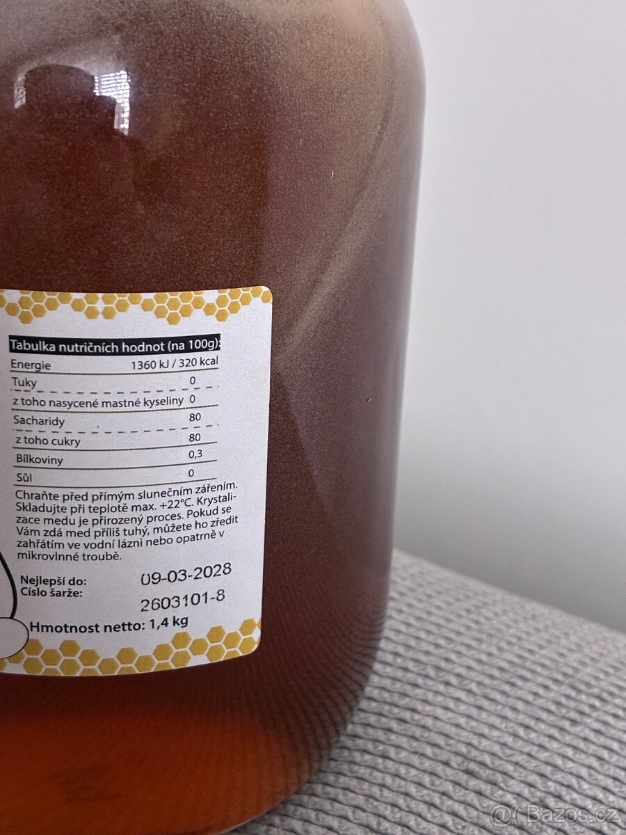 Včelí med 1400g - 4