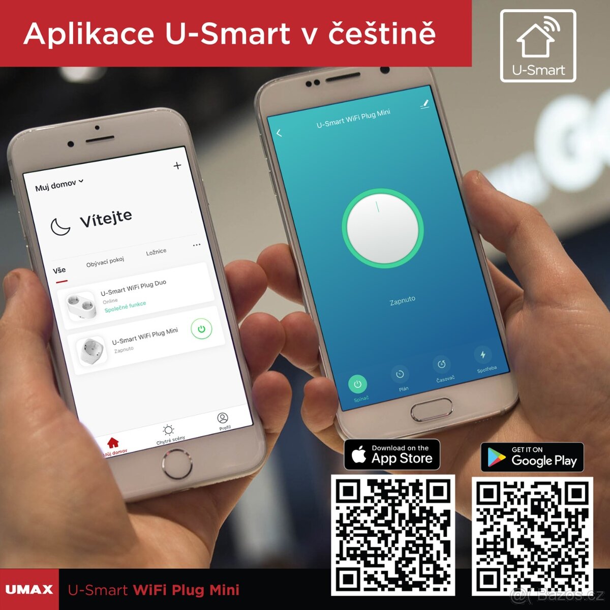 Chytra zasuvka - UMAX U-Smart Wifi Plug Mini - 4