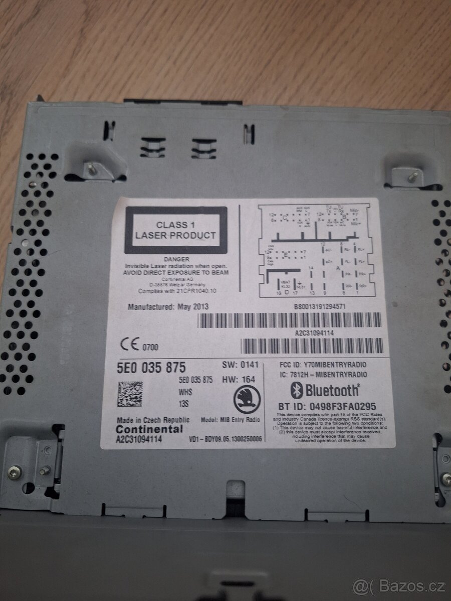 Rádio Swing Škoda Octavia 3 - 4