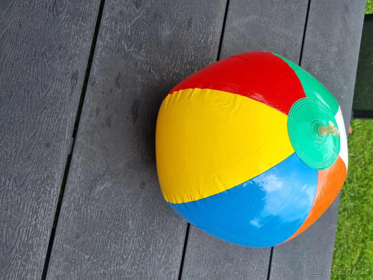 Prodám nafukovací míč retro - 4