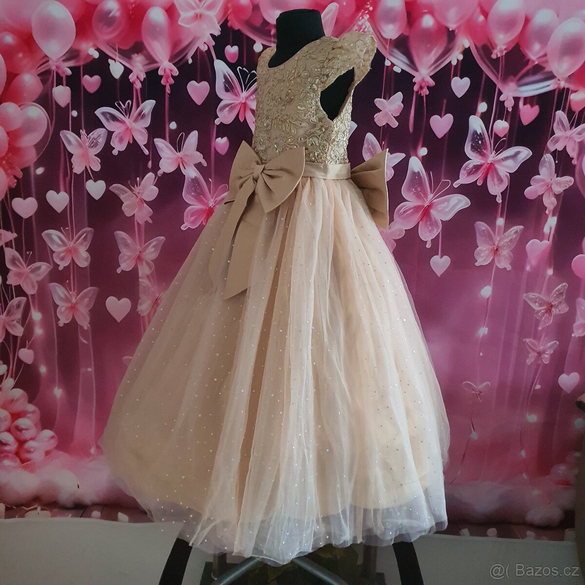 Luxusní dívčí společenské šaty - 4