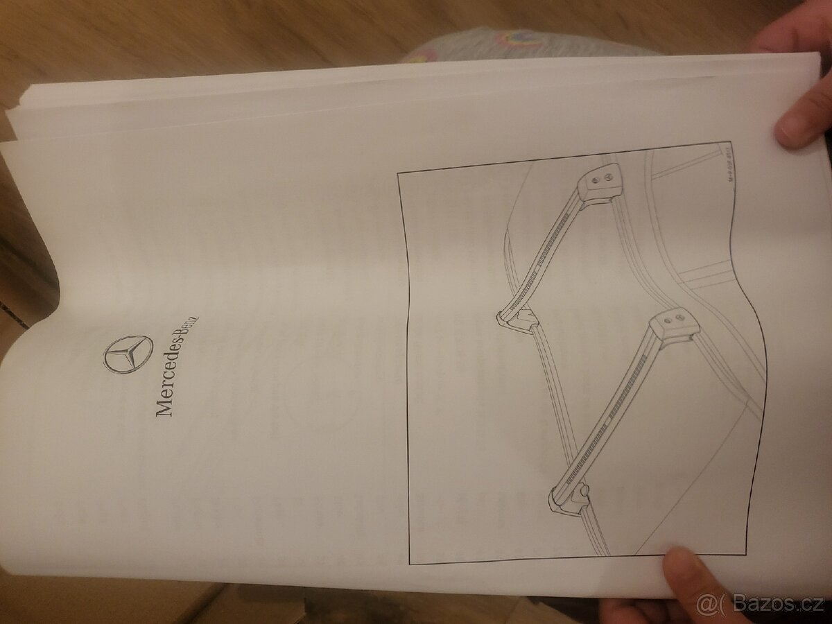 Střešní nosič originální na Mercedes C S205 - 4