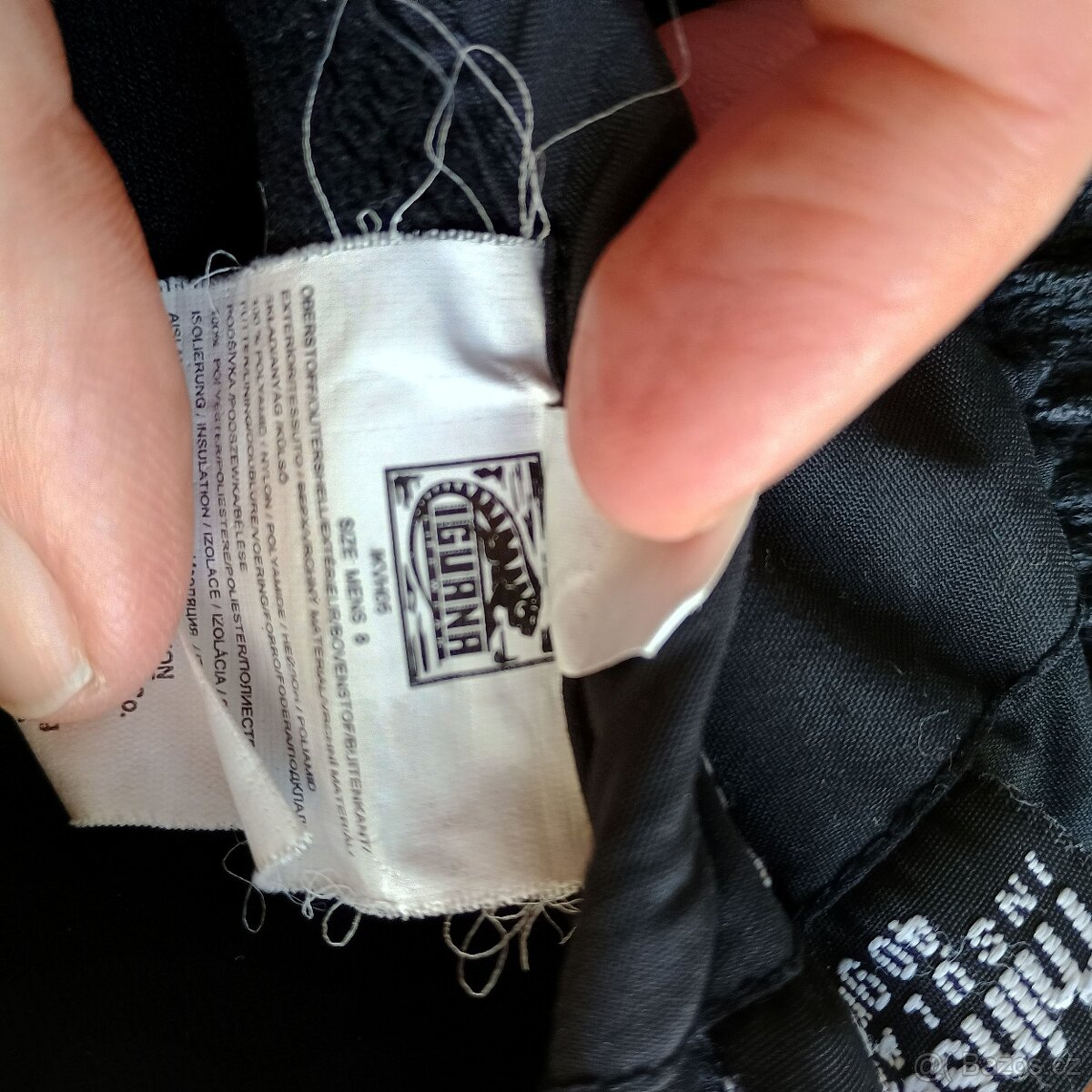 ČERNÉ LYŽAŘSKÉ RUKAVICE zn. IGUANA vel. 8 - 4