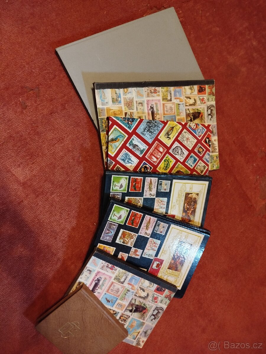6x Album se známkami z celého světa - 4