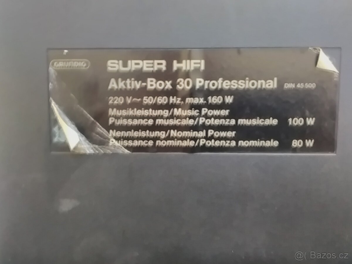 aktivní reprobedny AKTIV BOX 30 PROFESIONÁL - 4