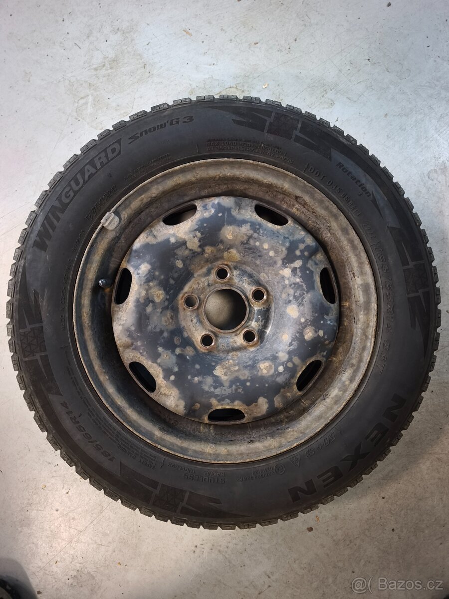 Plechové disky 5x100 6JR14H2 ET37 - 4