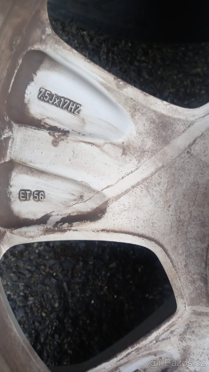 Alu kola 5x112, pneu Continental 225/45R17,2x5mm,2x6mm - 4