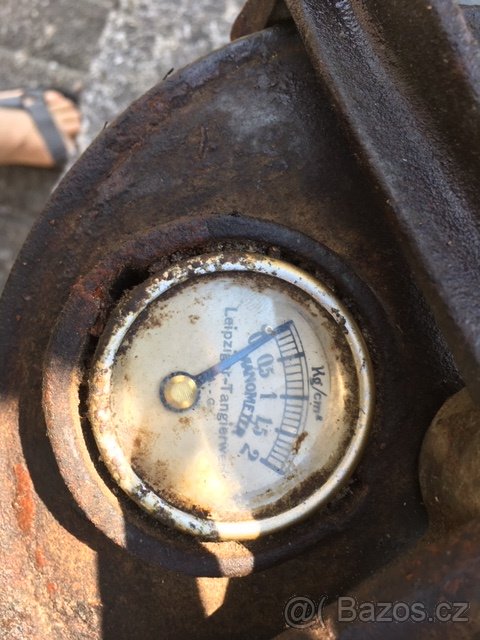 Velmi Starý postřikovač Leipziger Tangier Werk - 4