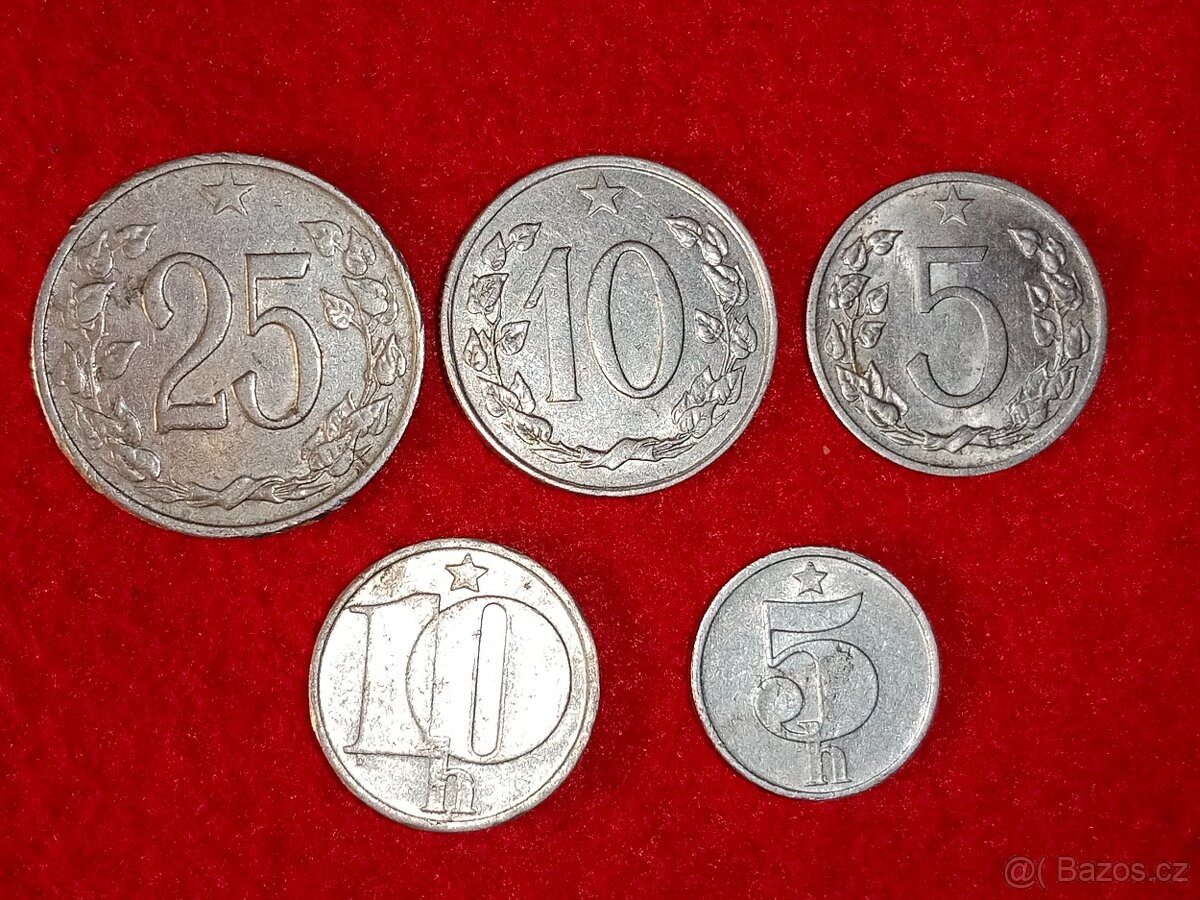 Československé mince 44 ks - vhodné jako dárek - 4