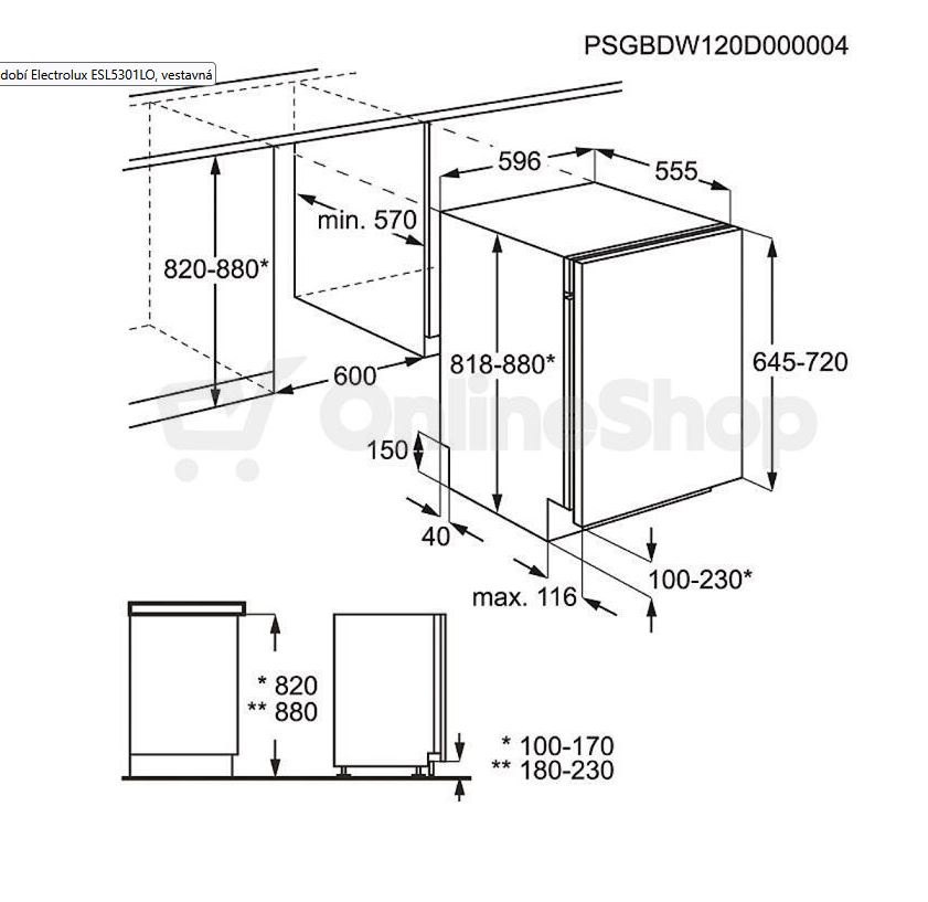 Vestavna myčka Electrolux - 4