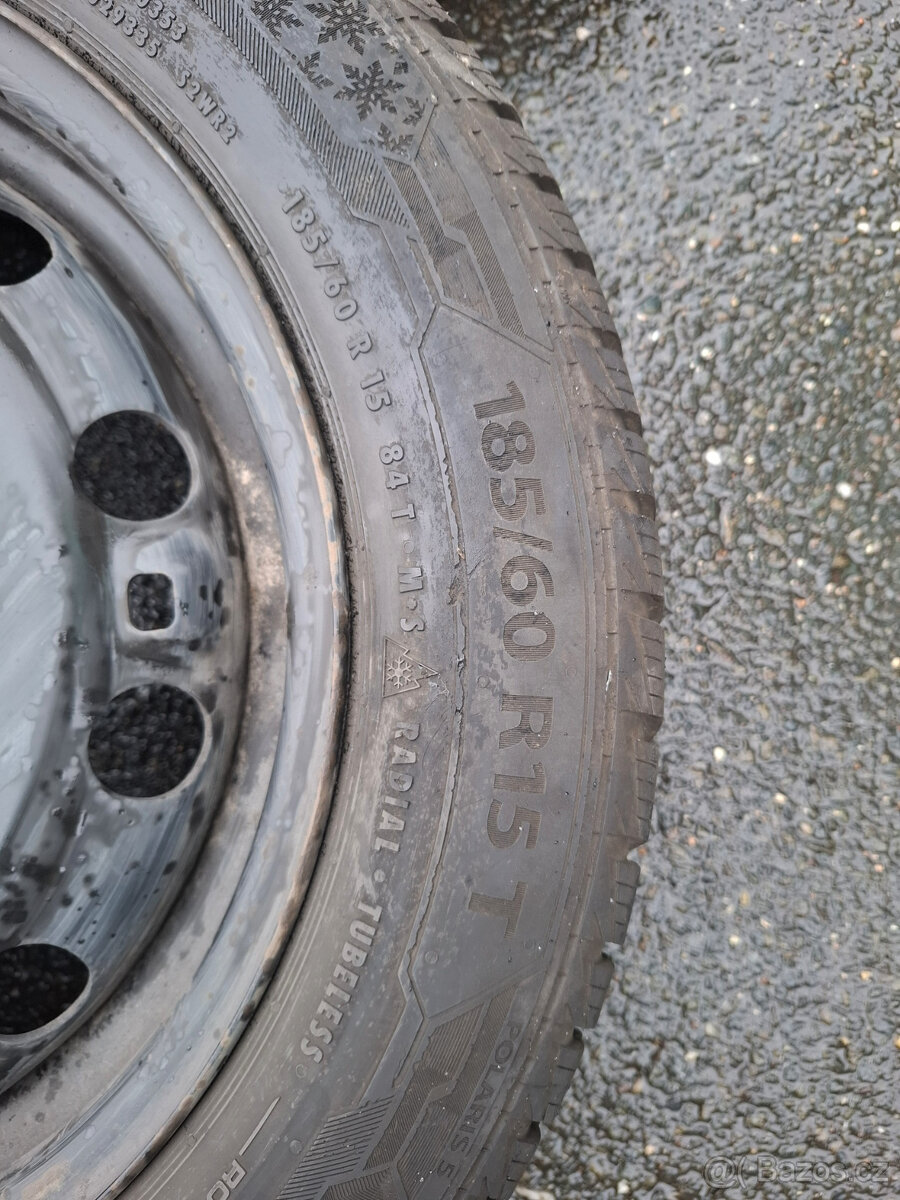 Zimní kola Fabia 3, Rapid 185/60/15 ET38 5x100 - 4