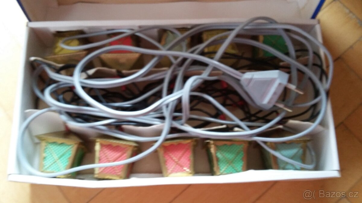 Staré vánoční lucerničky Světlušky Kovopodnik Topolčany - 4