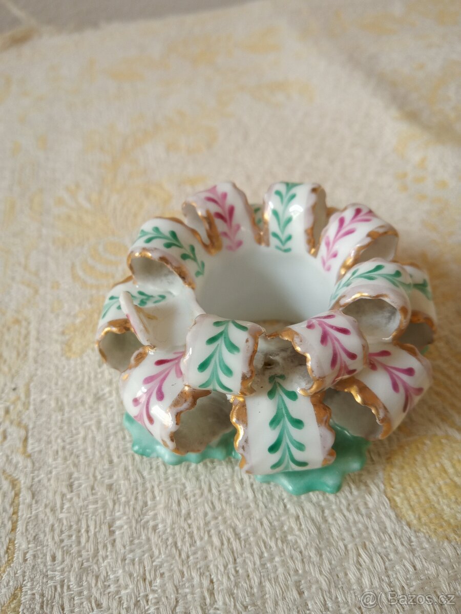 2 párové pozdně barokní svícny - cín - 4