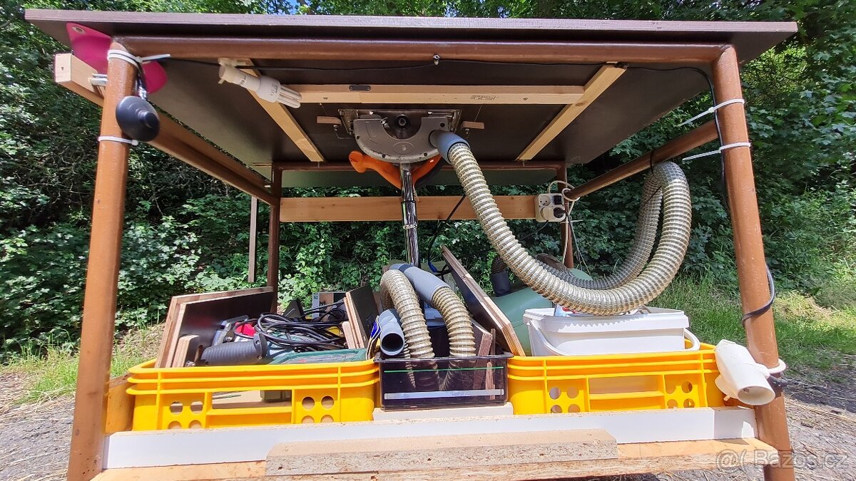 Prodám víceúčelovou stolní pilu domácí výroby - 4