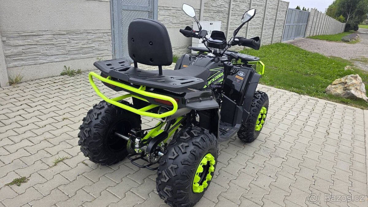 Čtyřkolka MiniRocket AFX200L, variátor 10 kola, černá - 4